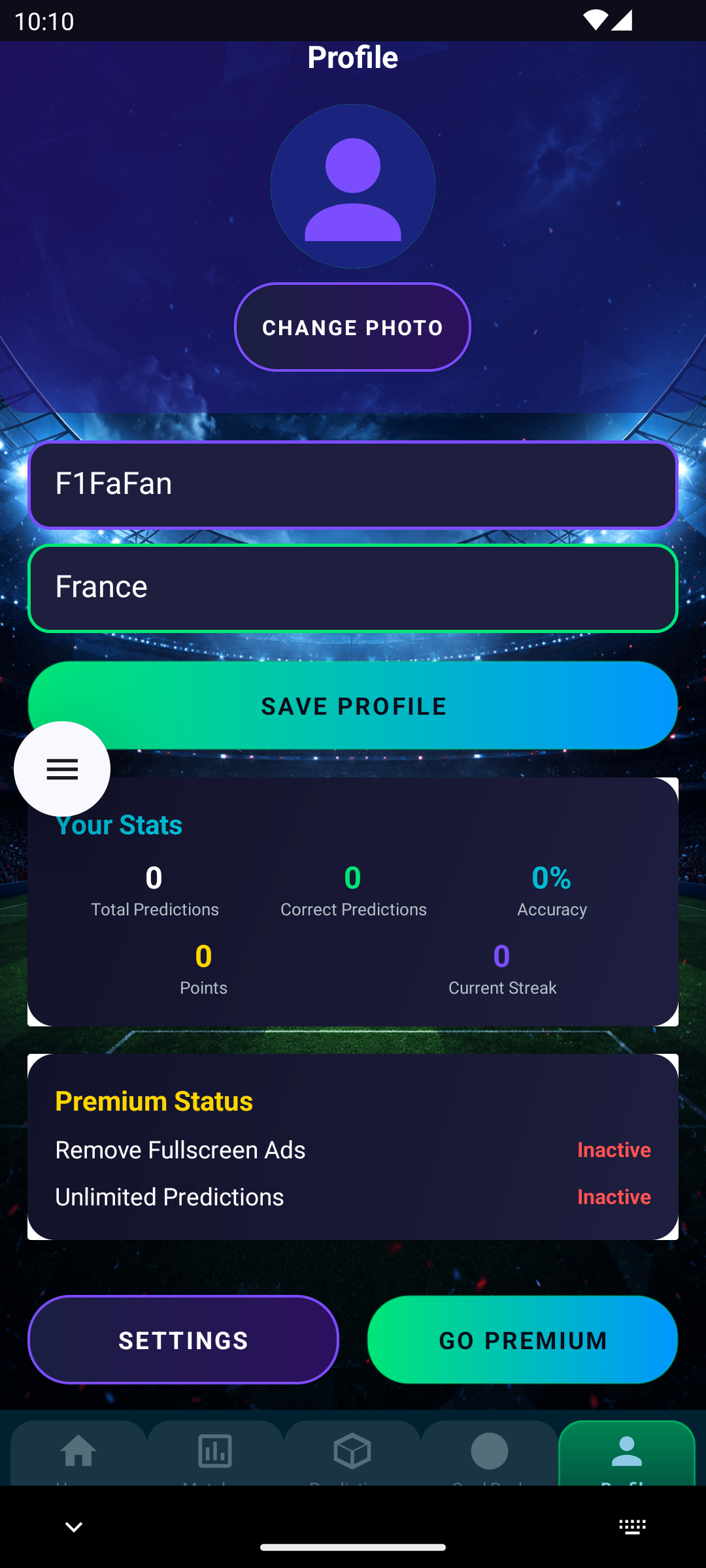 Player Stats